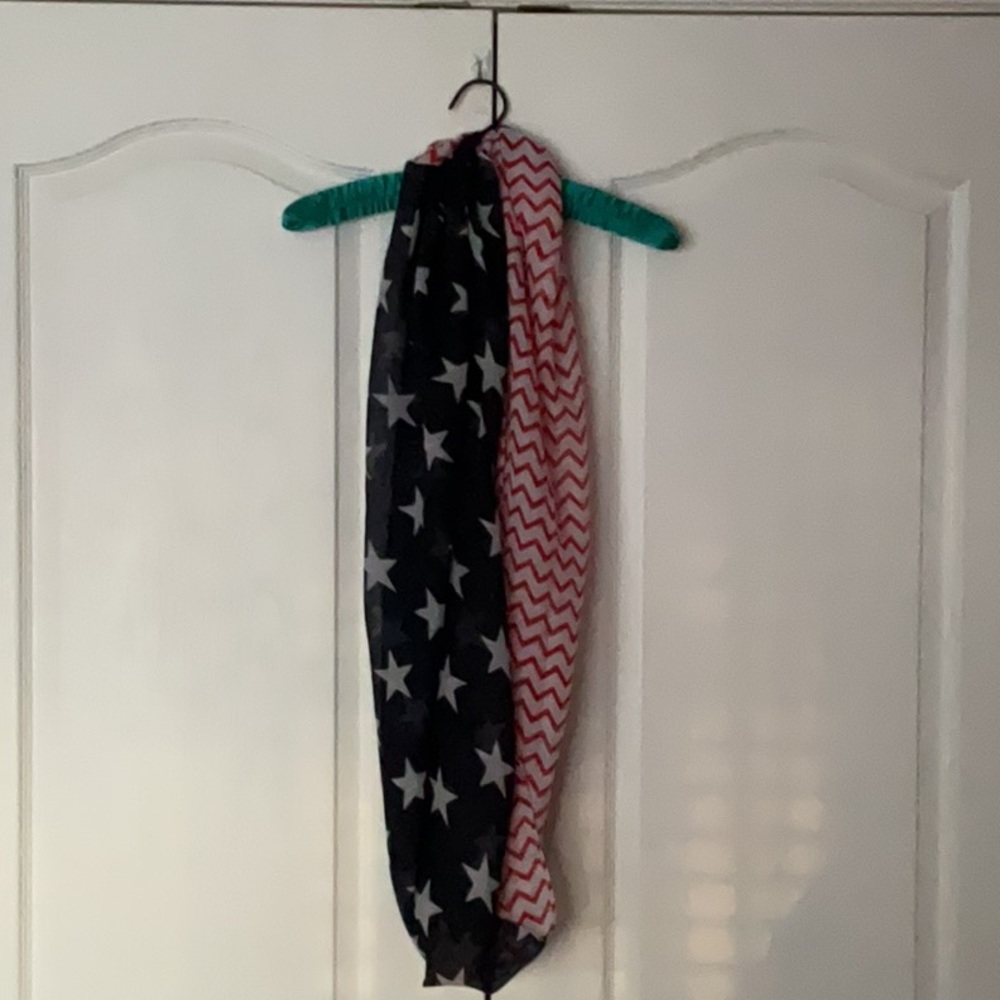 Chevron & Stars Infinity Scarf